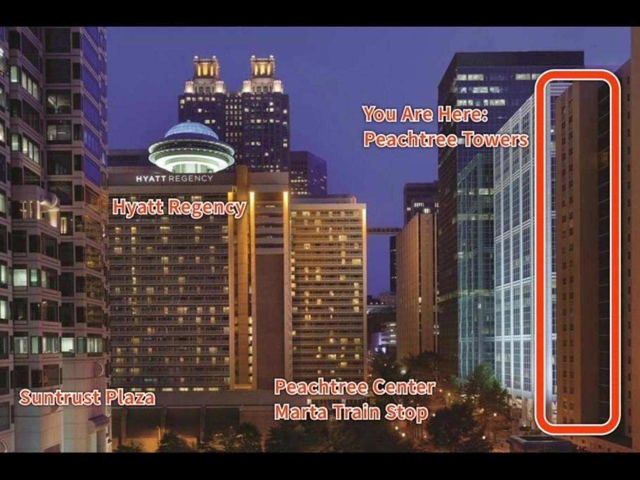 Stayatl High Rise Condo Downtown Atl With Views Atlanta Eksteriør bilde